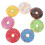7Pièces Donuts Décoratifs En PU Réaliste Pour Usage Maison 1