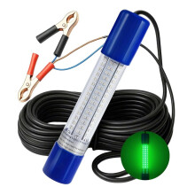 Unterwasser-Angellampe, 12V-24V Dualspannung, Meeresangellampe für Boote, Eisangeln, Stegangeln, Salzwasser- und Süßwasserangeln