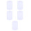 5Pcs White Plastic Lamp Shades Cylinder E27 Socket for Home Lighting 1