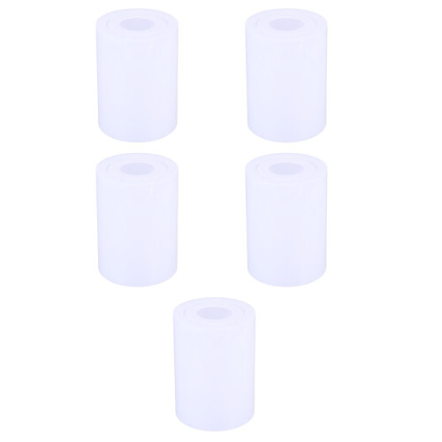 5Pcs White Plastic Lamp Shades Cylinder E27 Socket for Home Lighting