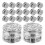 20Pcs Metal Spring Cord Locks Double Hole Toggle Stoppers for Clothes 1