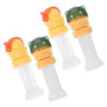4Pcs Reusable Water Bottle Lids Spill Proof Assorted Colors