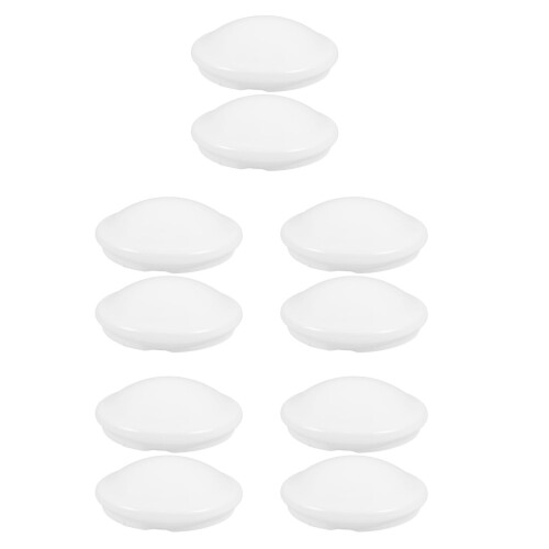 10Pcs White Pendant Lights Covers with Design