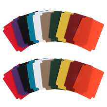 50Pcs Matte Finish Plastic Card Dividers for Trading Card Organizers