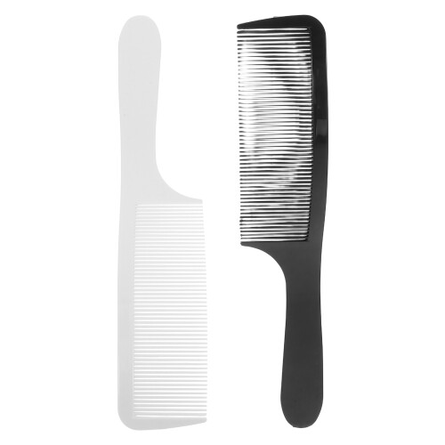 2 Pcs Flat Top Comb Hair Push Mens Combs Styling For Curved