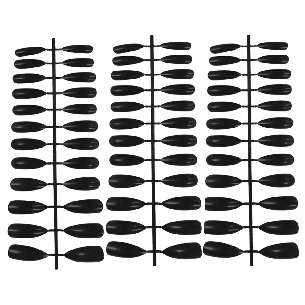 Totority 72 Pcs Fake Nail Patch Miss Woman False On Nails Set Long For Party