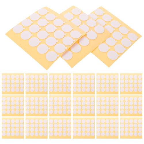 800Pcs Double-Sided White Candle Wick Adhesive Dots for Candle Making