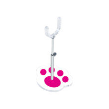 Adjustable Height Figure Doll Holder Doll Stand With-Pink