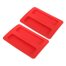 2Pcs Red Silicone Toaster Dust Cover for Breakfast and Sandwich Makers