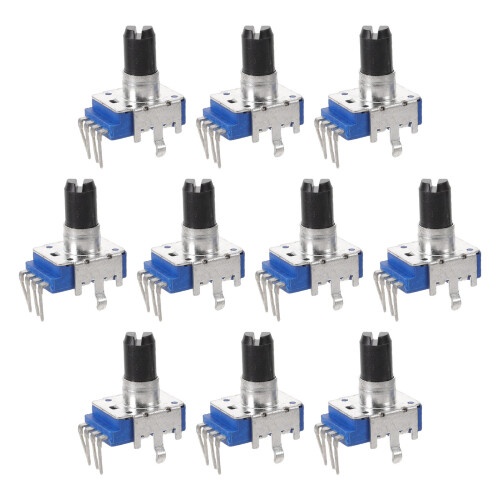 10Pcs Double Linear Rotary Encoder Knobs for Electronic Piano DIY Use