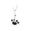Flexible Display Stand For Ball Jointed Doll Provides-Black 1