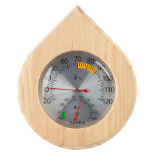 Multi-Color Sauna Hygrometer Thermometer Wooden Sauna Room Tool