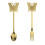 and Spoon Set Stainless Steel Tableware for Daily Use 1