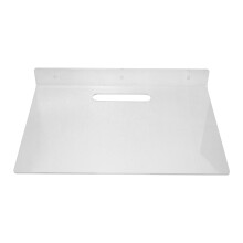 1Set Wandplank in L- Met Kabelgat Voor Woon- En Slaapkamer