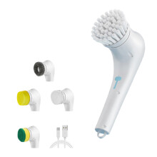 Electric Cleaning Brush With 5 MultiPurpose Brush Head