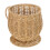 Hand Woven Rattan Basket Khaki 1pack 1