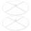 2Pcs White Plastic Net Stand Supports for Mosquito Net At Home 1