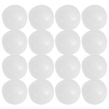 20St Zachte Tpr Knijpbal Wit Met Plug Voor Stressbal Vervanging