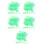 500Pcs Night Glow Resin Decorative Pebbles for Aquarium 4