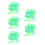 500Pcs Night Glow Resin Decorative Pebbles for Aquarium 6