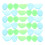 500Pcs Night Glow Resin Decorative Pebbles for Aquarium 10