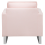 Beliani Armchair VIND Fabric Pink 2
