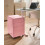 Beliani Storage Unit CAMI Metal Pink 2