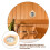 Wooden Sauna Thermometer Hygrometer Combo for Spa Use 5