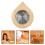 Wooden Sauna Thermometer Hygrometer Combo for Spa Use 7