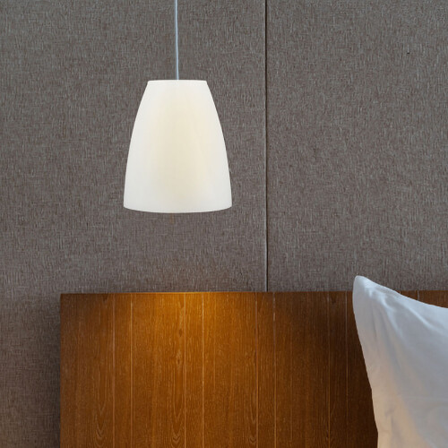 4Pcs Durable Plastic Lamp Shade Covers White for Desk and Wall Lamps 2