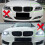 For  3 Series E92 E93 Coupe M3 2008-2010 2x Car ABS Grille Front Kidney Grill Single  Style 4