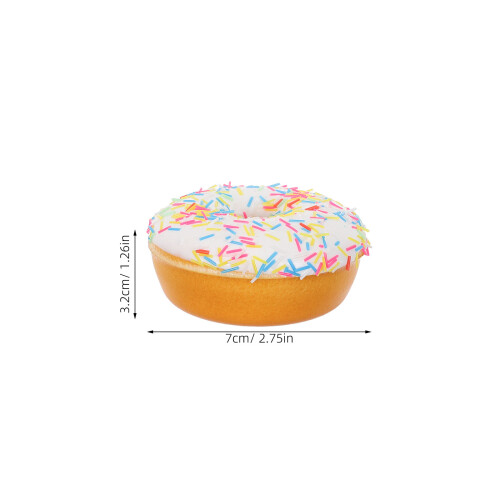 7Pièces Donuts Décoratifs En PU Réaliste Pour Usage Maison 1