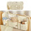 Retro Style Crib Hanging Storage Pocket Multiple-Star and month 3