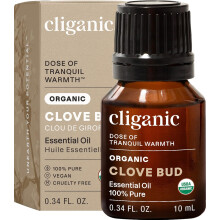 Cliganic Organic Clove Bud Essential Oil, 100% Pure Natural for Aromatherapy | Non-GMO Verified (Clove Bud)
