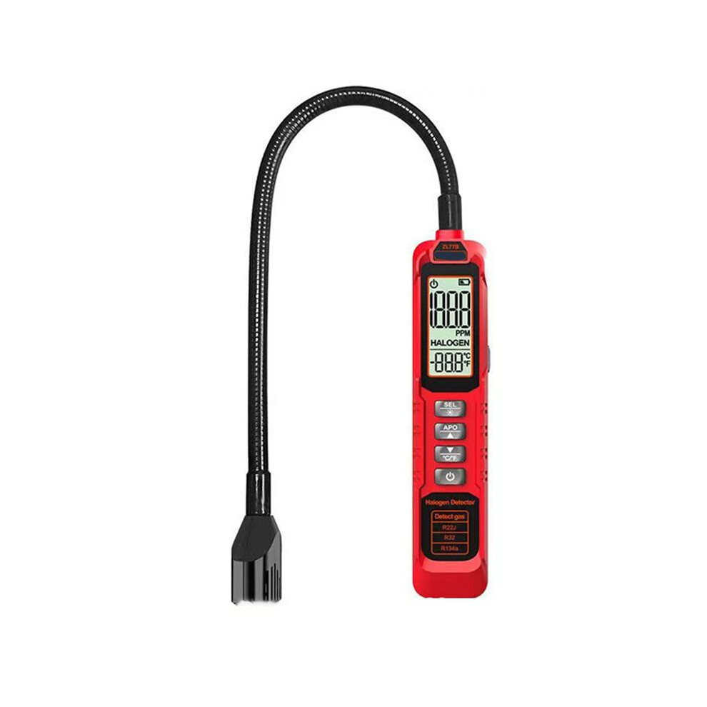 Refrigerant Leak Detector 0-1000Ppm Air Conditioning Hvac Refrigerant Leak Detector Cfc Hfc Hcfc Hc Hfo Tester Zl77b 4714185143402