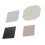 50x50mm Rectangular Refrigerator Sticker Refrigerator Magnets Accessories Emblem Breast Badge Consumables 100Pcs 1