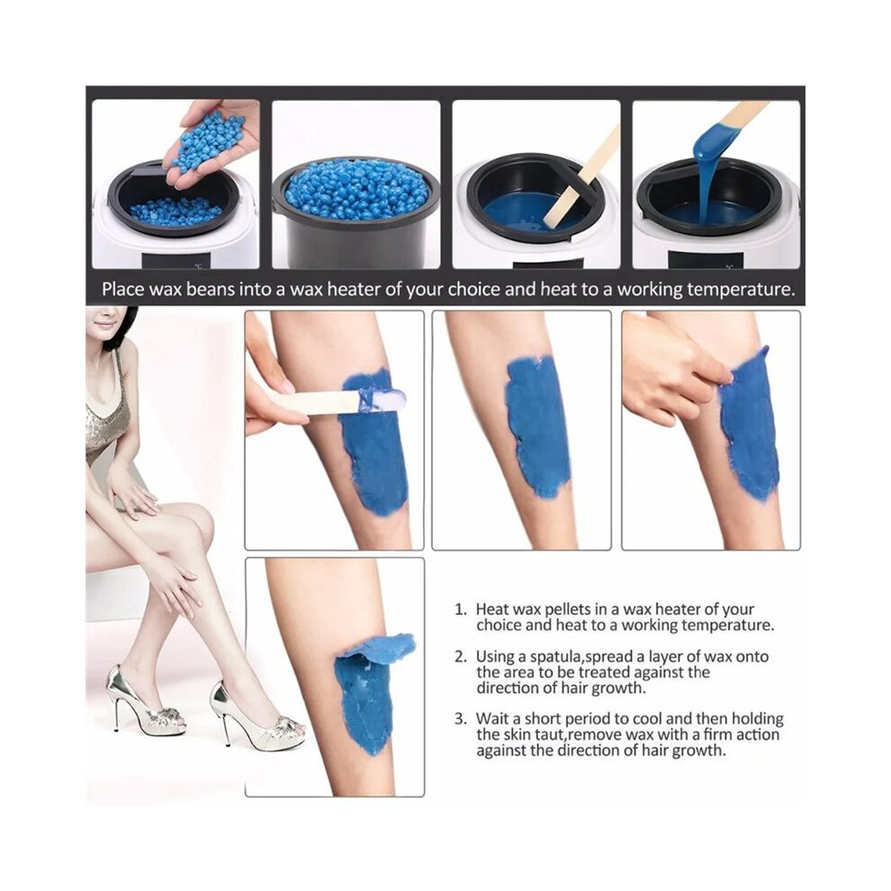 500ML Wax Warmer Digital Wax Heater for Hair Removal Waxing Beans Heating Machine Depilation Epilator A EU Plug