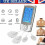 Tens Machine Therapy Pads Back Electrical Muscle Stimulator Massager Pulse 2
