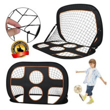 2 In1 Football Goal Posts For Kids Foldable Football Net Pop Up Goal Target Net
