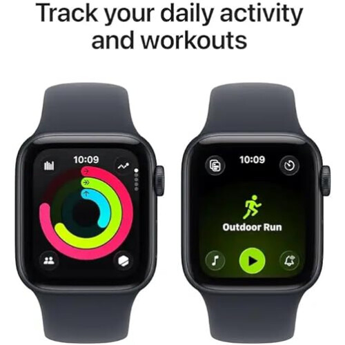 Refurbished Apple Apple Watch SE3 40 mm GPS Αλουμίνιο Μεσάνυχτα με Μαύρο Αθλητικό Λουράκι ανακατασκευασμένο 2