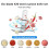 400ml Electric Garlic Masher  Chopper Multi Function Meat Grinder Masher Machine Vegetable Blenderr Usb Charging 3