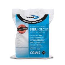 3kg STERI-GROUT Mould Resistant Flexible Floor & Wall Tile Grout - Grey