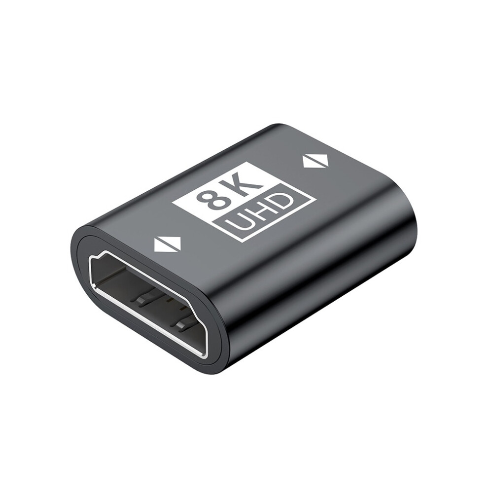 8K Hdmi 2.1 Female To Female Coupler - Hdmi Extension Adapter Black 7314281233303