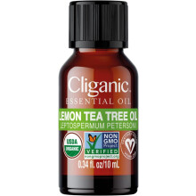 Cliganic Organic Lemon Tea Tree Essential Oil, 100% Pure Natural for Aromatherapy | Non-GMO Verified (Lemon Tea Tree)