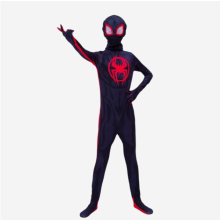 (160) Miles Morales Suit Costume Kids Superhero Cosplay Costumes