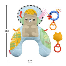 Krabbeldecke - FISHER PRICE - JHB44 - Sensorisches Kissen - Rasseln und Texturen - Ab der Geburt