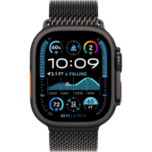 Apple Watch Ultra 3 49 mm GPS+LTE(eSIM) Schwarzes Titan Mitternacht Armband (Nicht Original) Generalüberholt - Refurbished