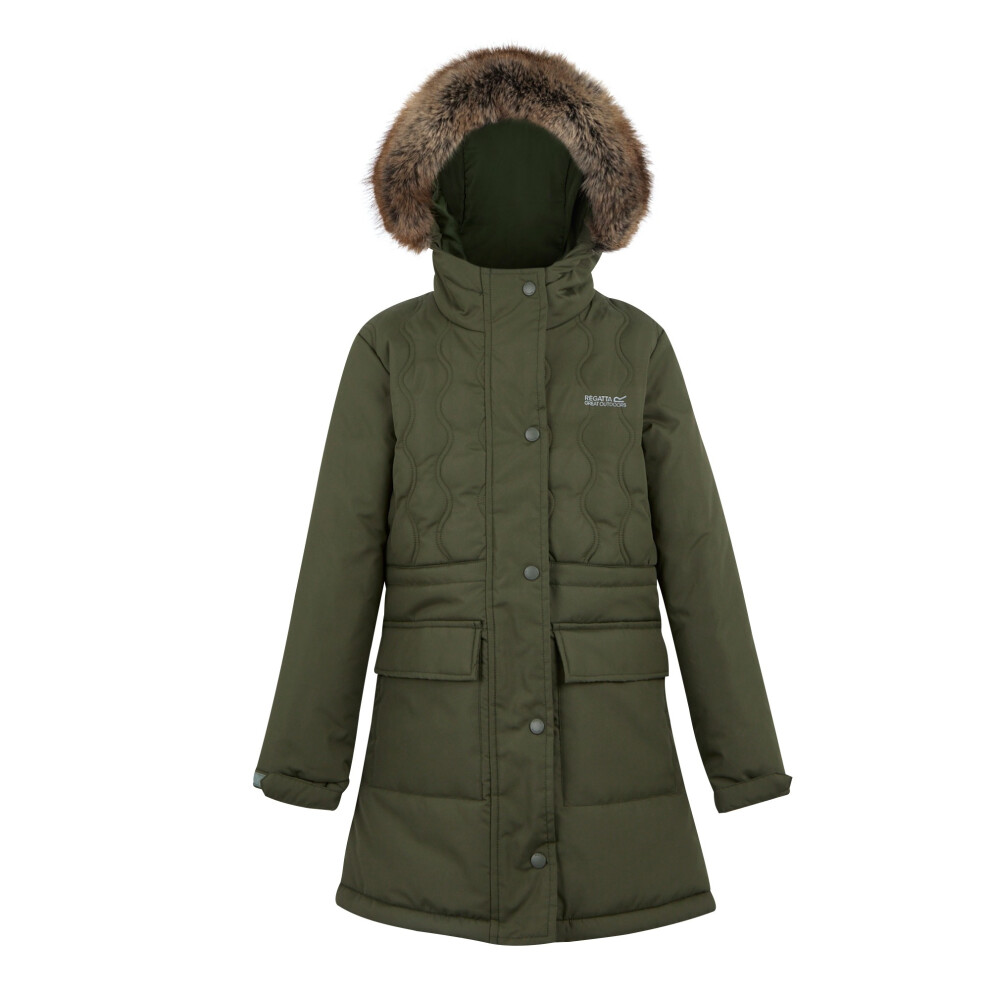 Regatta (15-16 Years, Olive Night) Childrens/Kids Fabrizia Ii Quilted Jacket