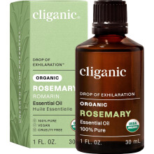 Cliganic Organic Rosemary Essential Oil, 1oz - 100% Pure Natural Undiluted, for Aromatherapy | Non-GMO Verified (Rosemary)
