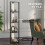 Corner Floor Lamp with Dimmable Warm White LED Light, Black 2